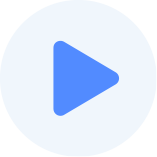 play icon light blue